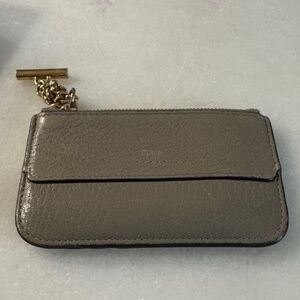 Chloe Drew zippered leather card holder